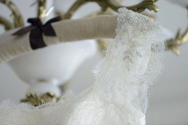 Güzel beyaz gelinlik