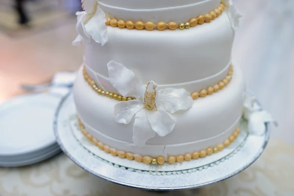 Hermoso pastel de boda — Foto de Stock