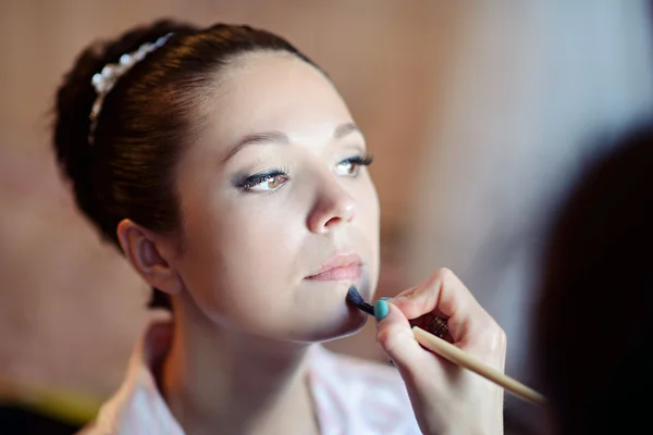 Maquillaje de boda para novia —  Fotos de Stock