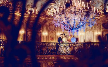 Evlilik çift zarif iç