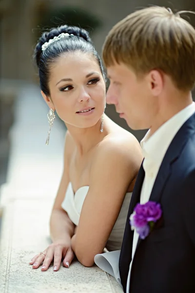 Beautiful wedding couple — Stock Photo, Image