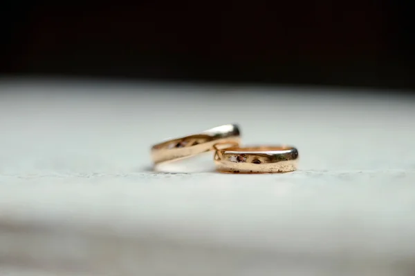 Красивые свадебные кольца — стоковое фото