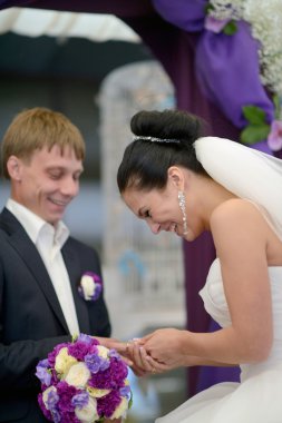 Gelin ve damat evlilik kaydetme