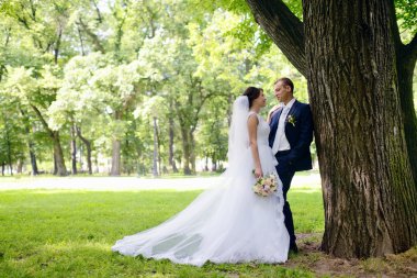 güzel gelin ve damat Park