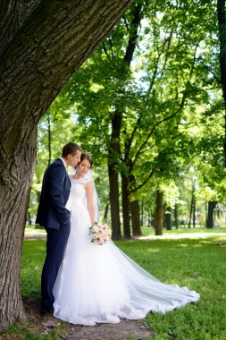 güzel gelin ve damat Park
