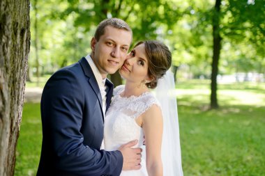 güzel gelin ve damat Park