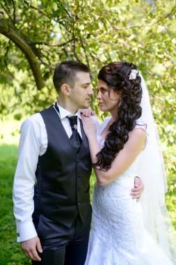 güzel gelin ve damat Park