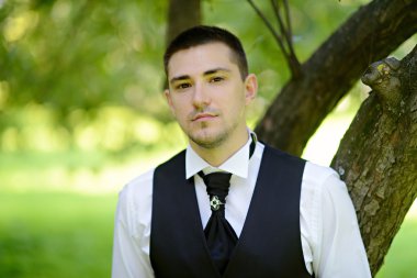 Yakışıklı damat takım Park