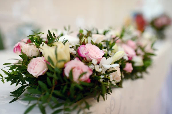 Beau décor de mariage dans le hall — Photo