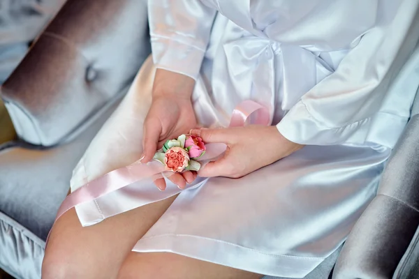 Ruce krásná nevěsta — Stock fotografie