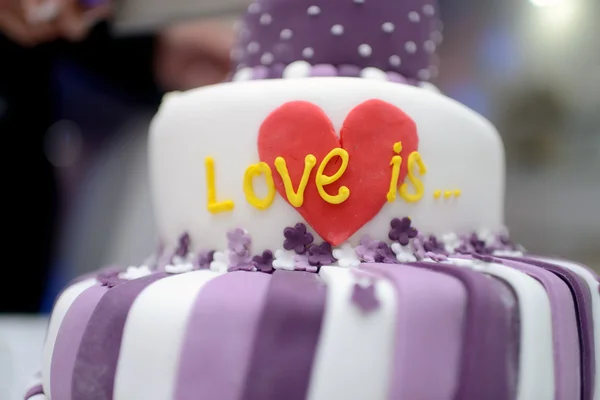 Beautiful wedding cake — Stock Photo, Image