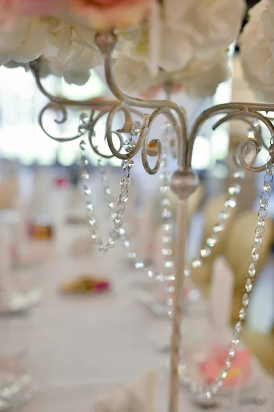 婚姻的美丽婚礼餐厅 — 图库照片