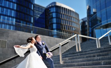 Güzellik gelinle damat