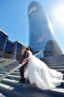 Güzellik gelinle damat