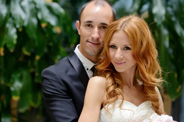 Wedding couple together — Stock Photo, Image