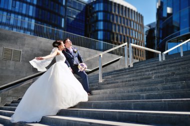 Güzellik gelinle damat