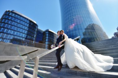 Güzellik gelinle damat