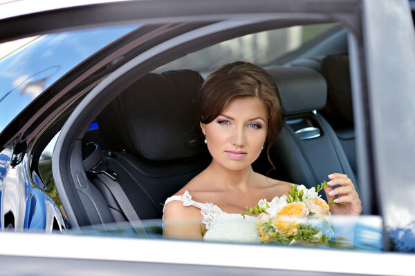 bride in wedding dress