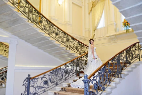 Novia en vestido de novia —  Fotos de Stock