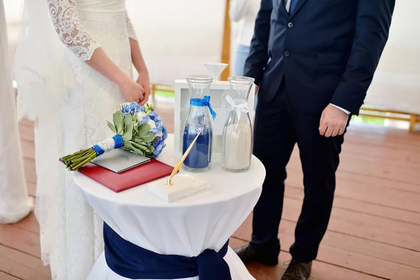 Wedding couple is marrying — Stock Photo, Image