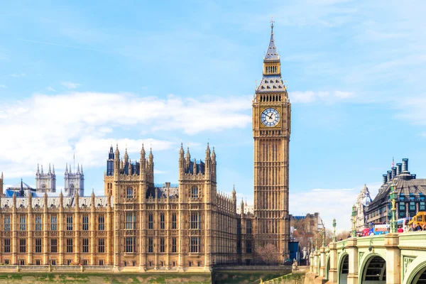 Big Ben and Houses of Parliament, London, UK — Stock Photo, Image