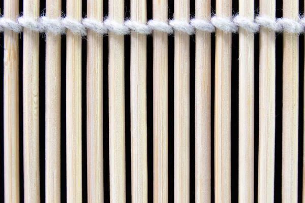 Textura de estera de balanceo de sushi de bambú —  Fotos de Stock