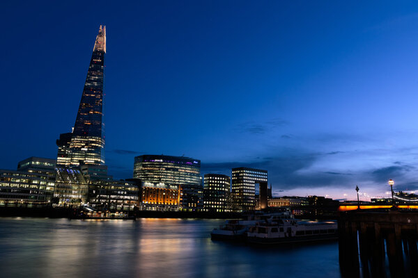 Night View of London Skyline