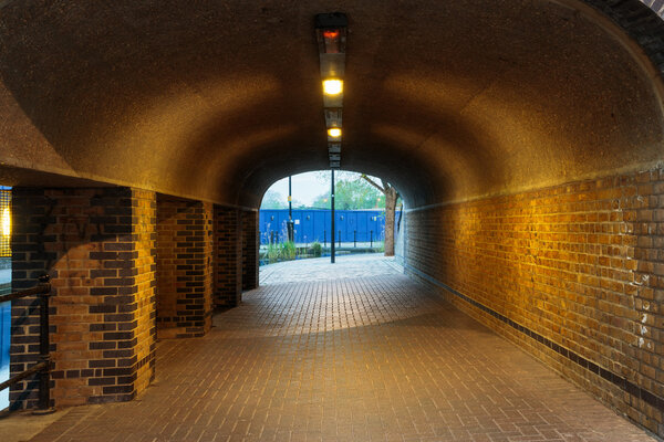 Underground Brick Tunnel