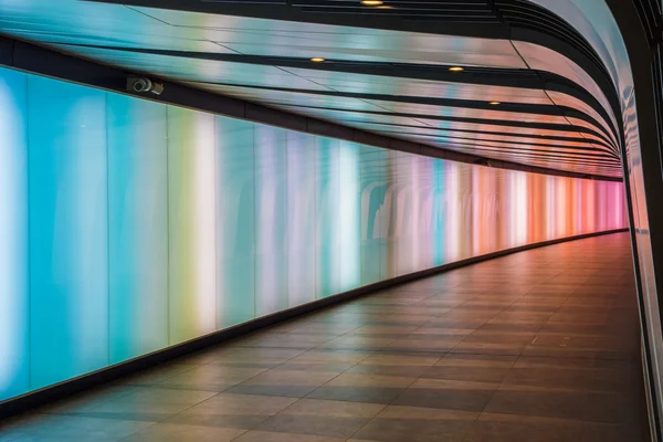 King Cross futurystyczny patrzy tunelu — Zdjęcie stockowe