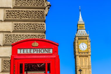 İkonik kırmızı telefon kulübesi