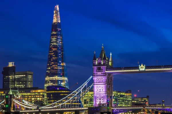 Skyline Londra con Tower Bridge — Foto Stock