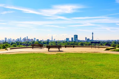 Londra Cityscape Primrose Hill gördüm 