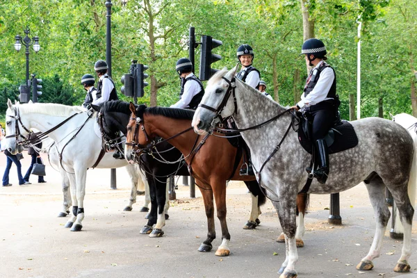 Berittene Polizei in London — Stockfoto