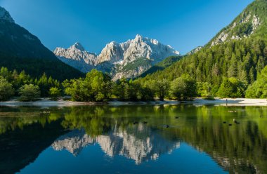 Jasna lake, Kranjska gora, Slovenia clipart