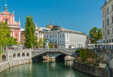 Üç köprü, Ljubljana, Slovenya