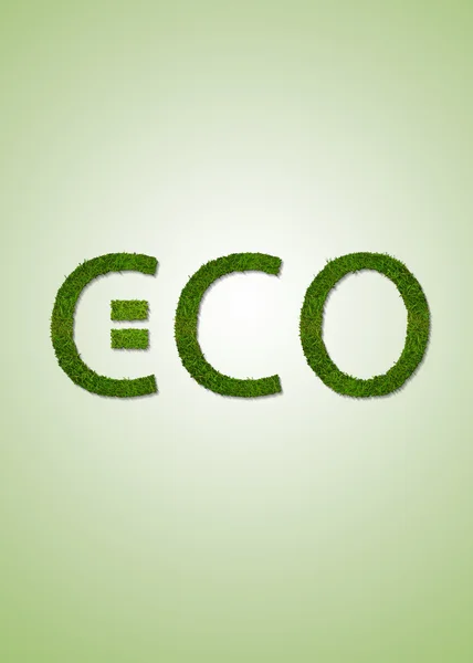 Eco uśmiech znak — Zdjęcie stockowe