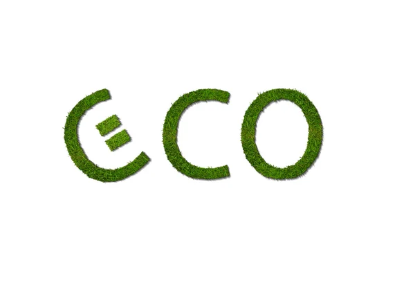 Eco uśmiech znak — Zdjęcie stockowe