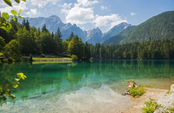 Laghi di fusine / Fusine lakes / Belopeska jezer, Itália — Fotografia de Stock