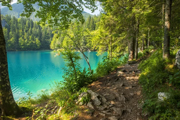 Laghi di fusine / Fusine lakes / Belopeska jezer, Itália — Fotografia de Stock