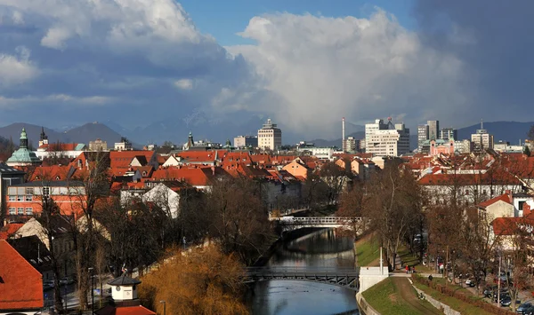 Ljubljana, huvudstad i Slovenien — Stockfoto