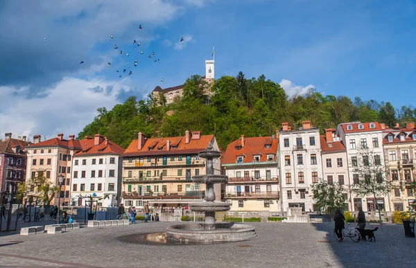 Ljubljana, hoofdstad van Slovenië — Stockfoto