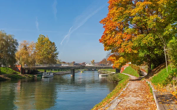 Herbst in Ljubljana, Slowenien — Stockfoto