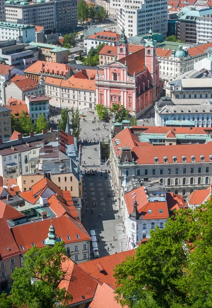 Liubliana vista, Eslovenia — Foto de Stock