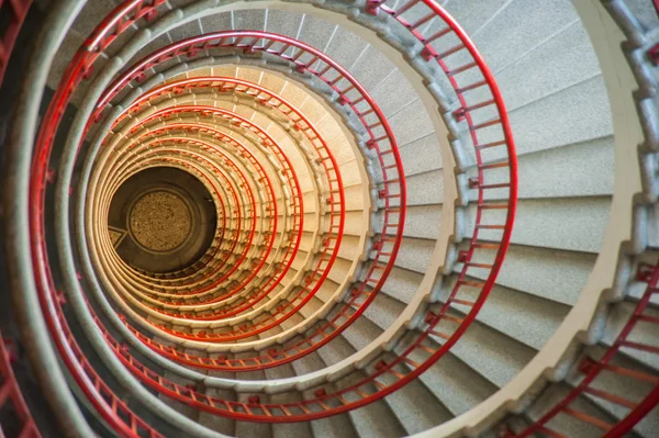 Escaleras de caracol, neboticnik, Liubliana, Eslovenia — Foto de Stock