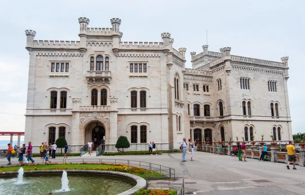 Miramare κάστρο, Τεργέστη, Ιταλία. — Φωτογραφία Αρχείου