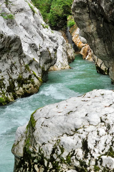 Río Soca / Isonzo, Eslovenia — Foto de Stock