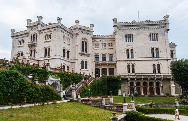 Miramare castle, Trieste, Italy. Stock Picture