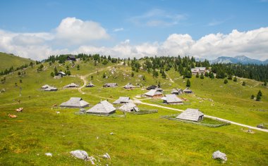  Velika Planina hill, Slovenya