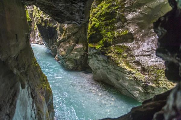 Tolmin gorge, natura, Slovenia — Foto Stock