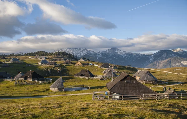 Velika Planina hill, Eslovénia — Fotografia de Stock